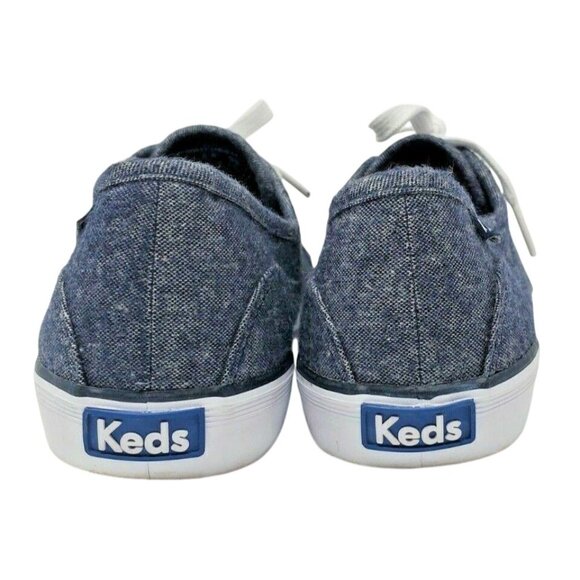 Keds Canvas Blue Denim Jean Sneakers Shoes WF56877 - Women's Size 8 M Casual - Picture 10 of 10
